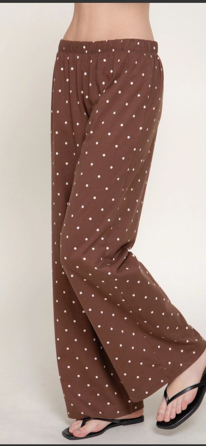 Mocha Dot Pants