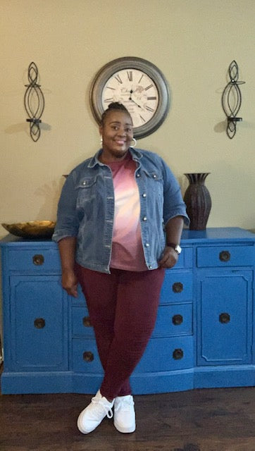 Tye Day Set- Burgundy