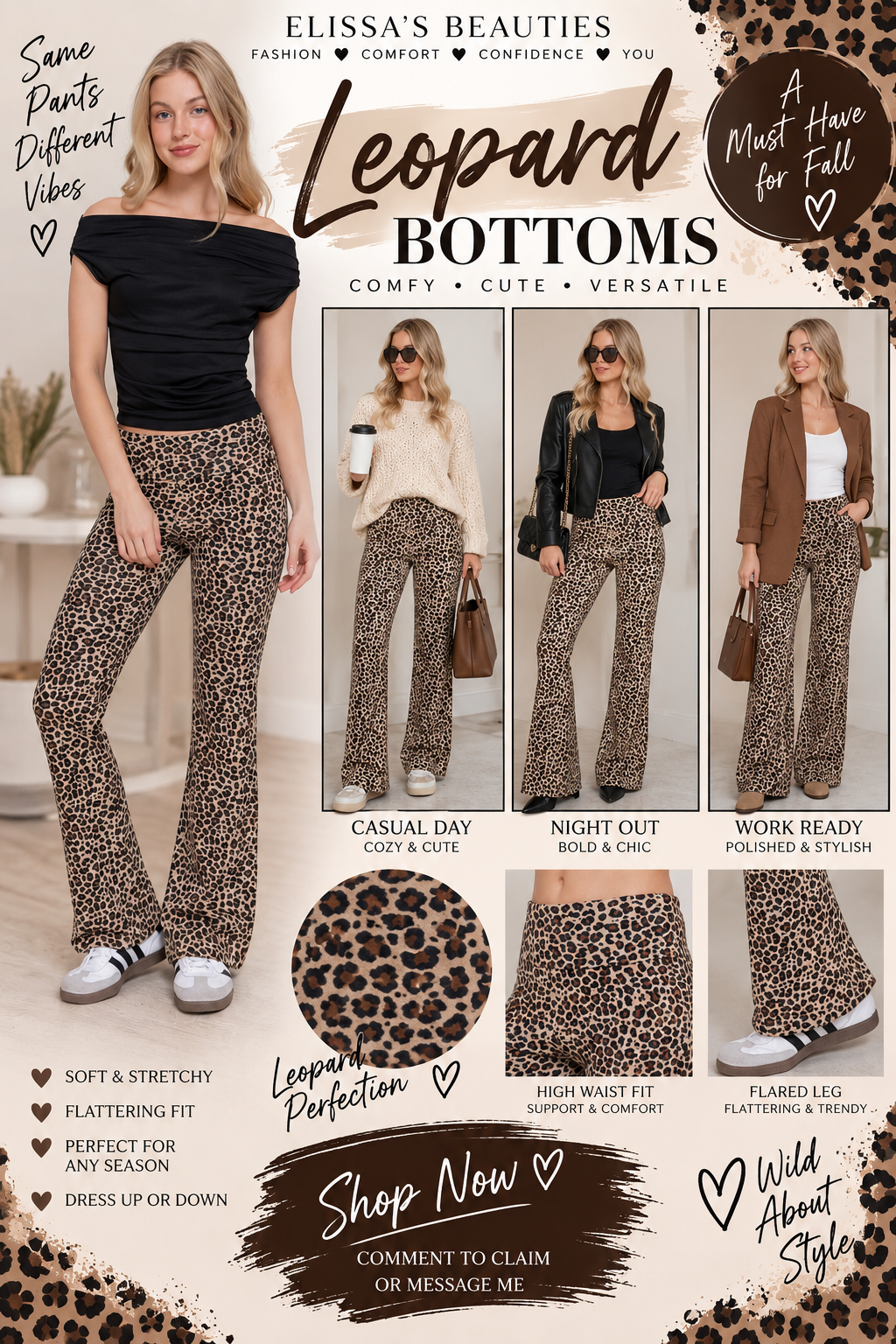 Wild Side Yoga Pants