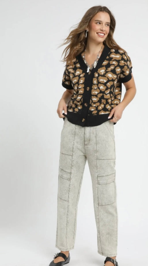 Spotted tribe vest