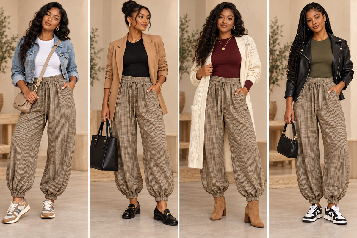 Plaid About You pants
